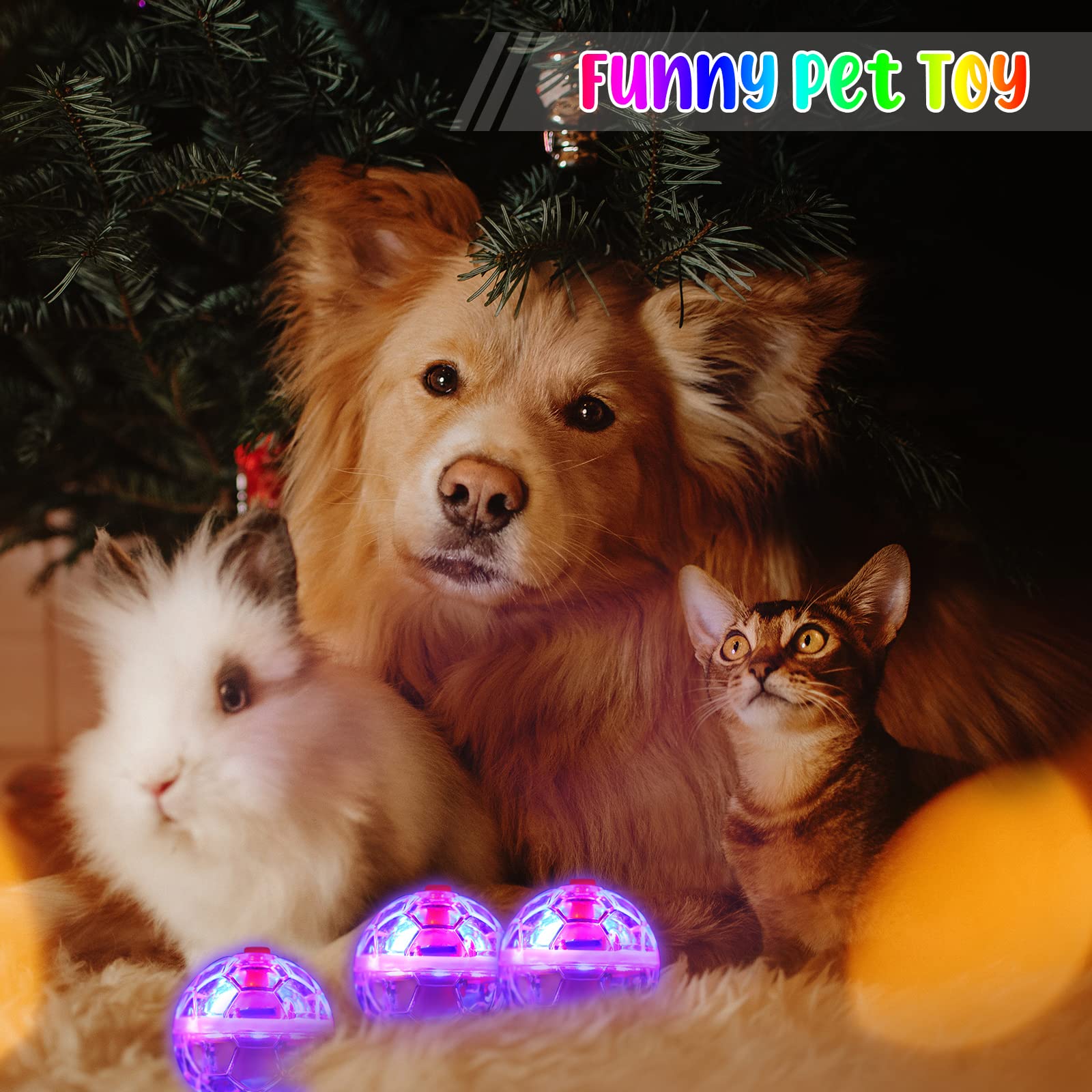 CHENGU indoor-outdoor play with LED cat balls encourages activity.
