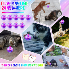 CHENGU durable PC-material cat ball shows sturdy construction for regular use.