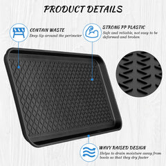 CHENGU pet bowl mat suitable for dogs and cats to reduce spills.