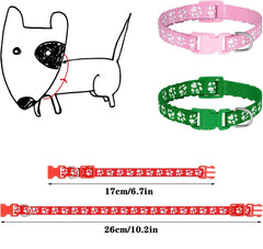 Chenkaiyang adjustable sizes on puppy collars for growing pets