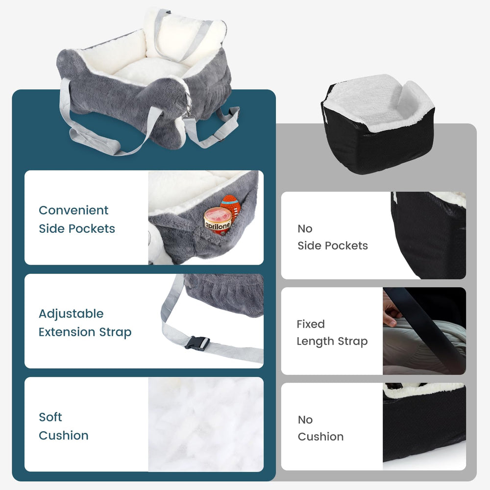 CHENOVE dog car seat in-car installation for quick setup