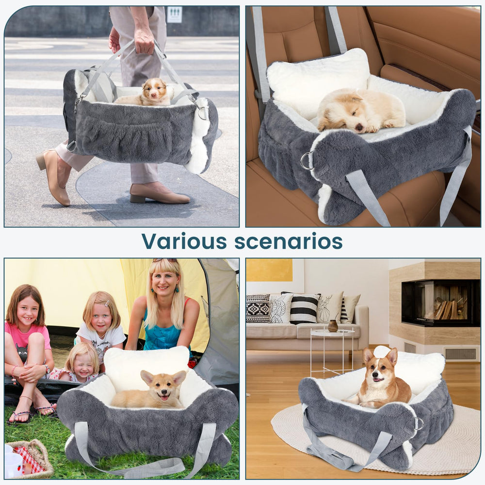CHENOVE dog car seat washable cover allows easy cleaning
