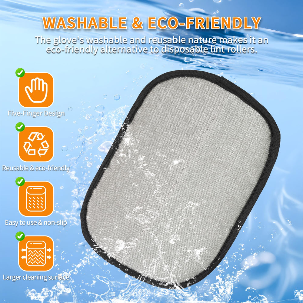 CHENXIQIHANG glove doubles as grooming and cleaning tool for multiple surfaces.