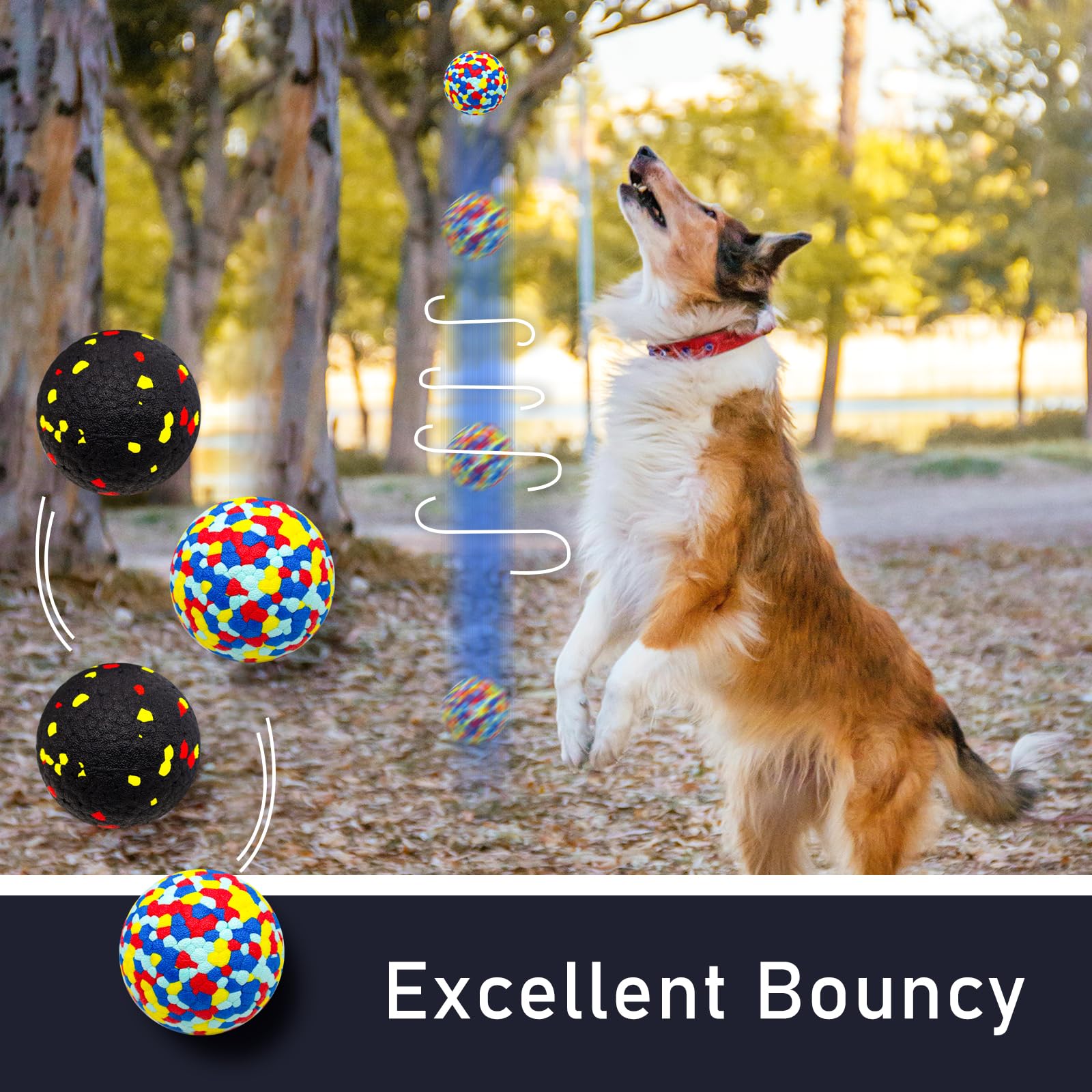 CHEODIN puppy-friendly dog balls ideal for puppies and small-to-medium breeds.
