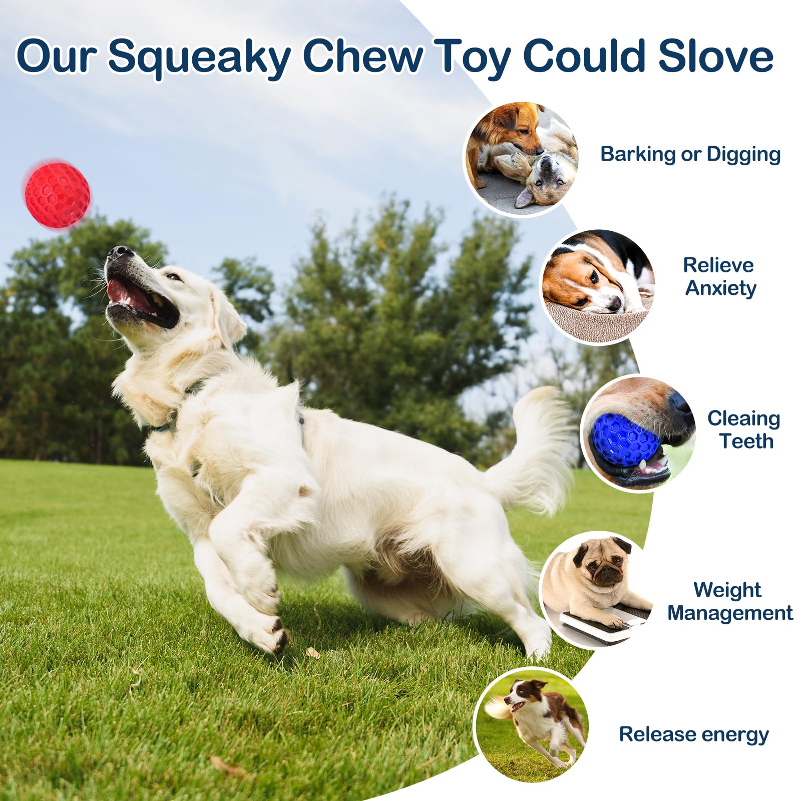 Cheodin squeaky toy gift idea for dog lovers—durable and entertaining.