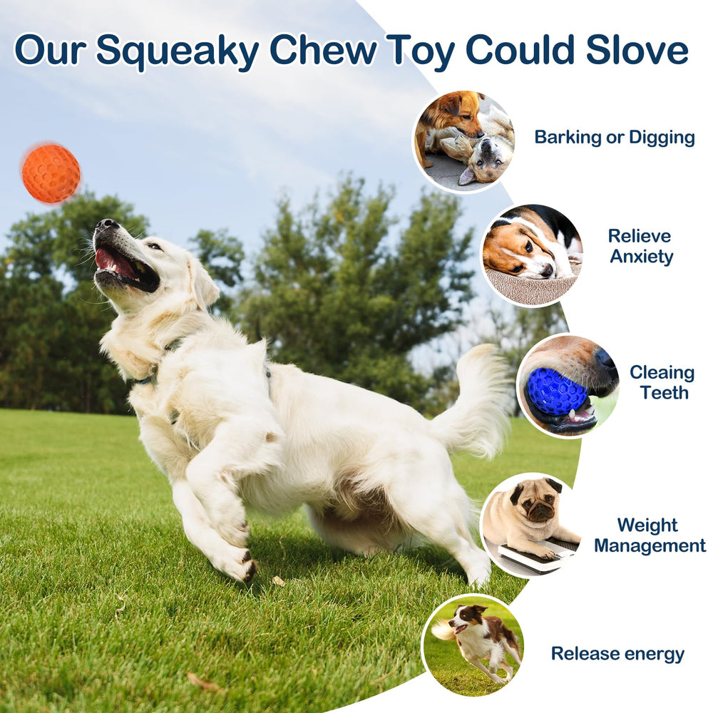 CHEODIN indestructible squeaky ball water-floating design for pool or beach days