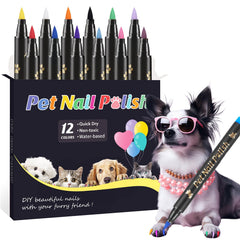 Cherocito dog nail polish pen quick-dry color for easy pet nail styling.