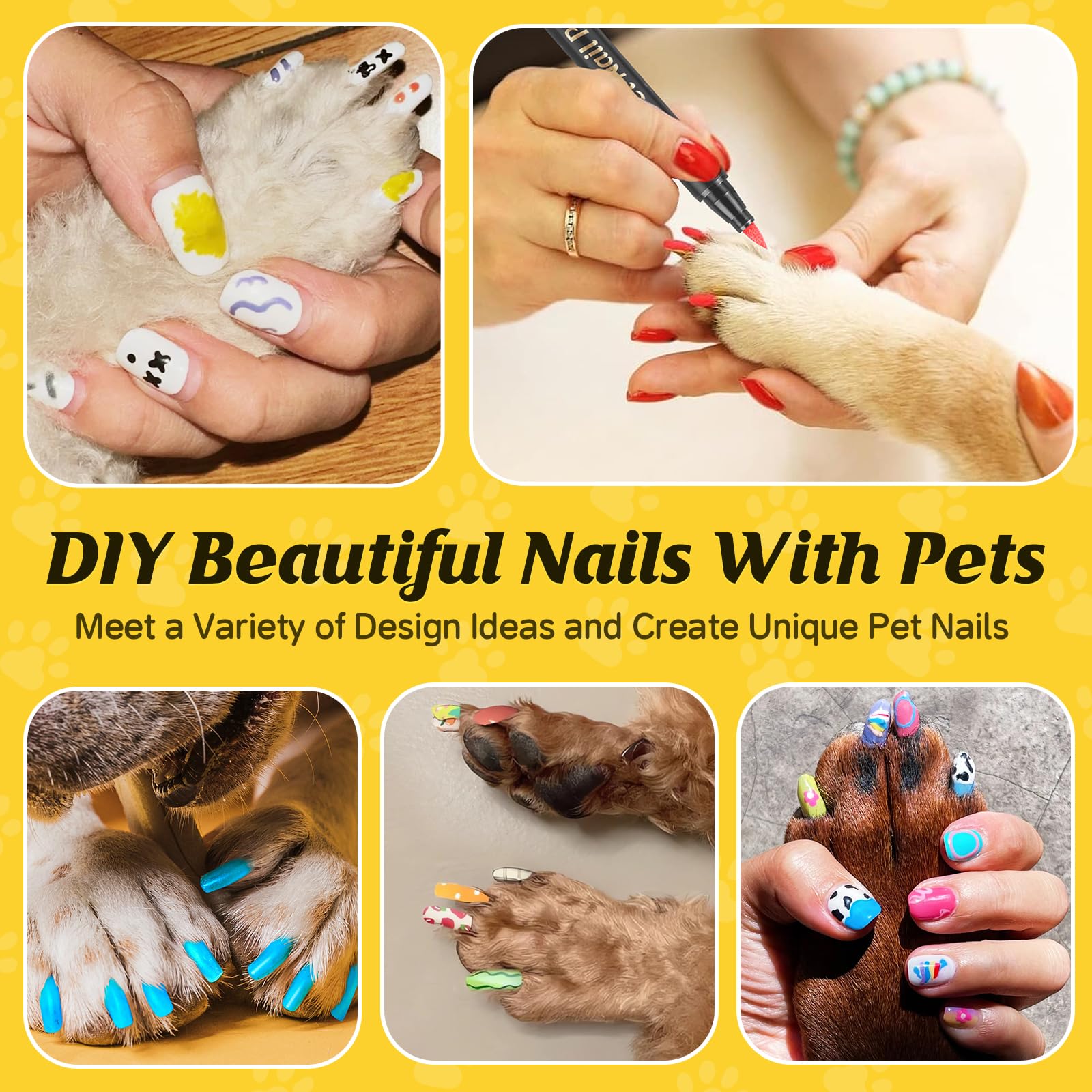 Cherocito dog nail polish pens quick-dry feature for fast grooming sessions