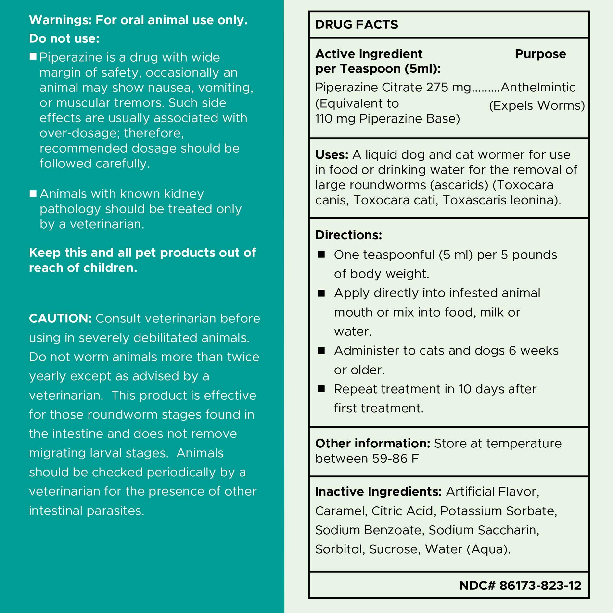 Chew + Heal Labs all-breeds wormer suitable for dogs and cats.