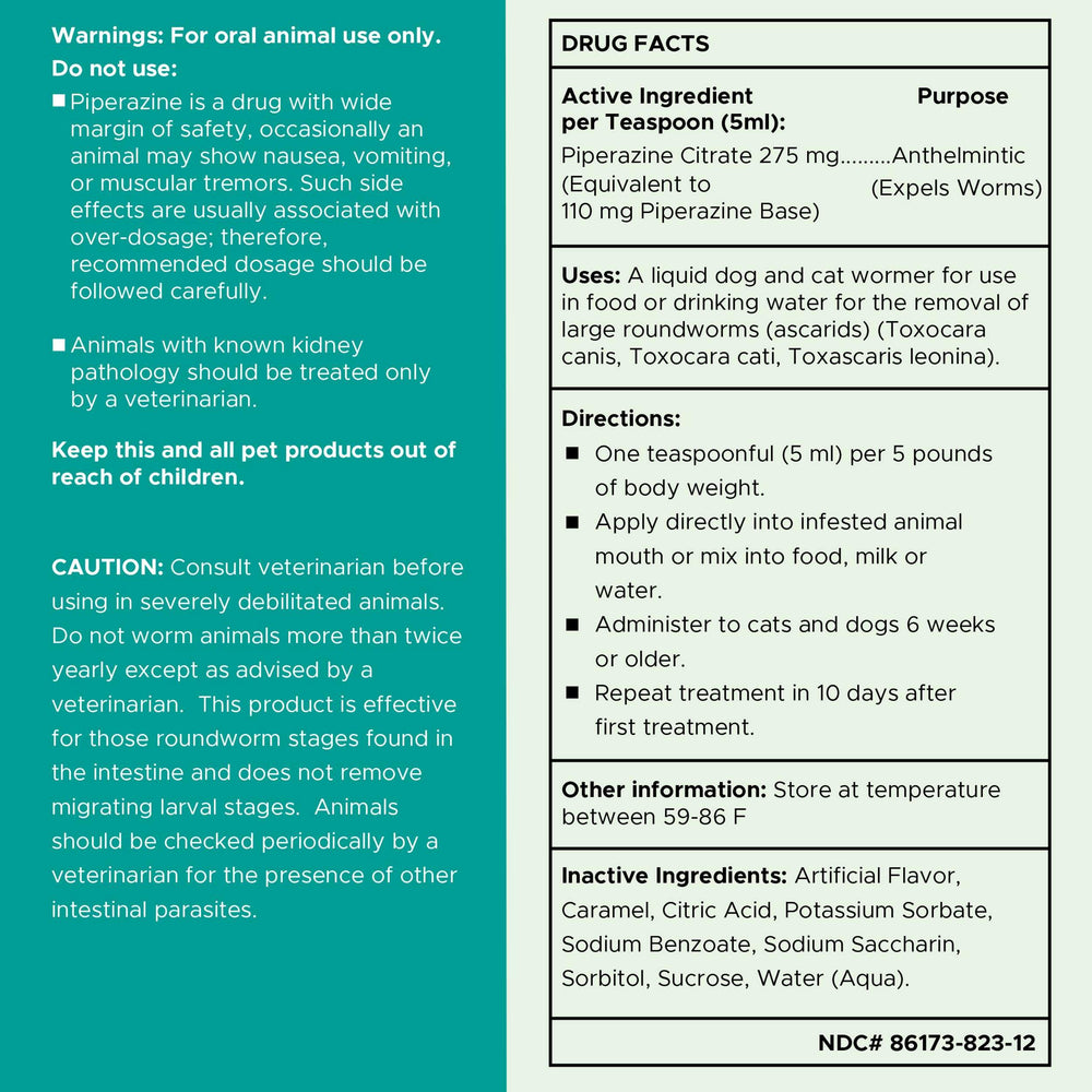 Chew + Heal Labs all-breeds wormer suitable for dogs and cats.