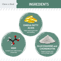 Chew + Heal Labs green-lipped mussels for canine joints and mobility