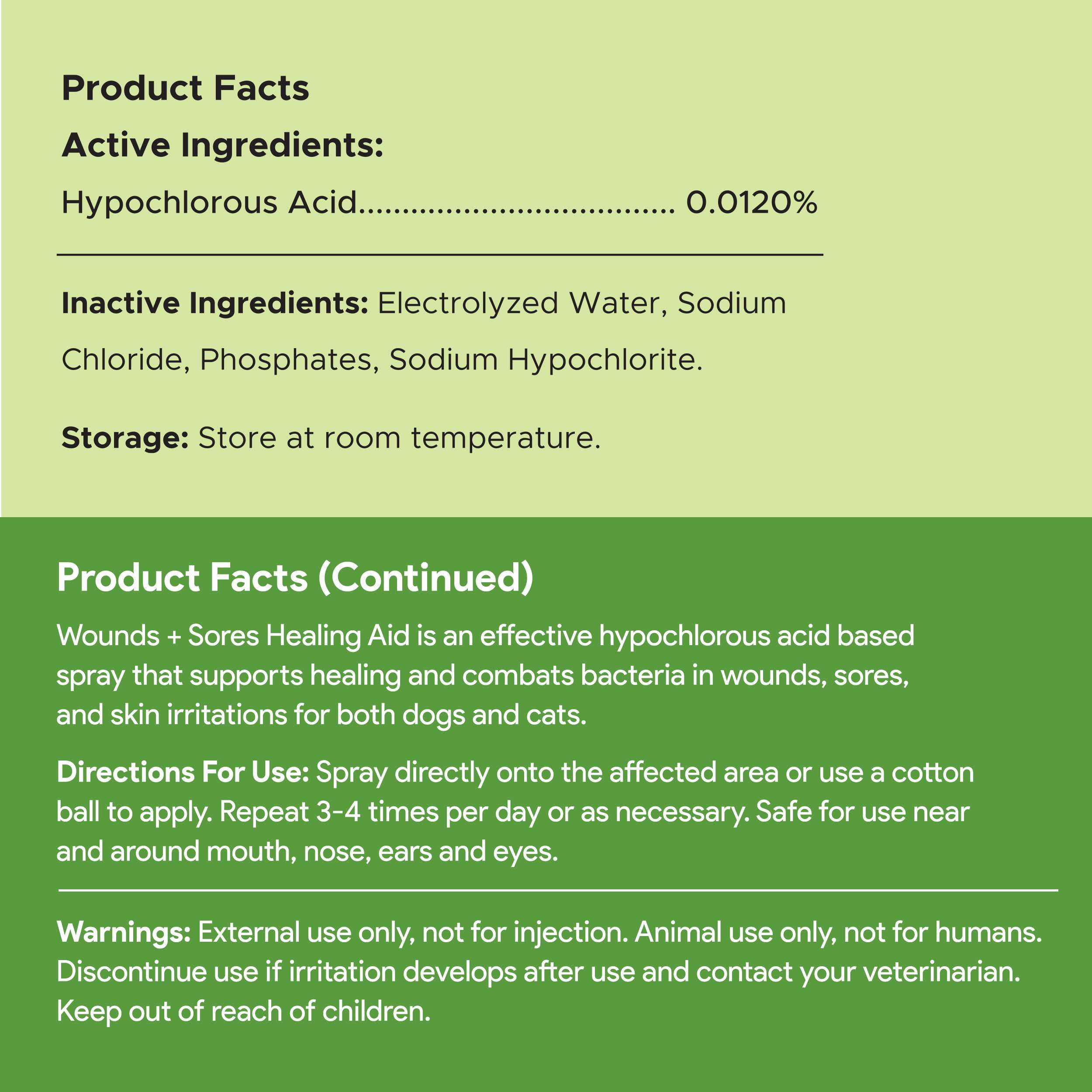 Chew + Heal Labs dog-care scene with spray illustrating convenient, non-toxic wound support.