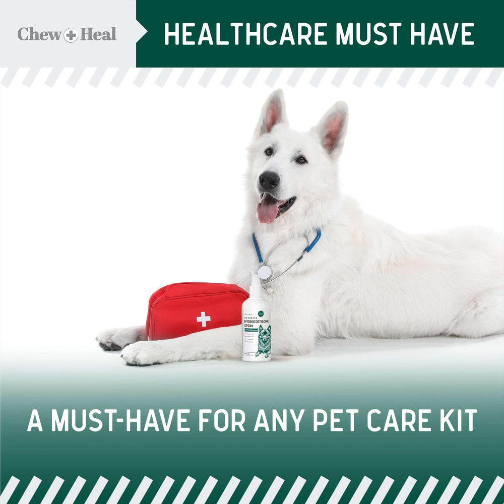 Chew + Heal Labs USA-made label on bottle