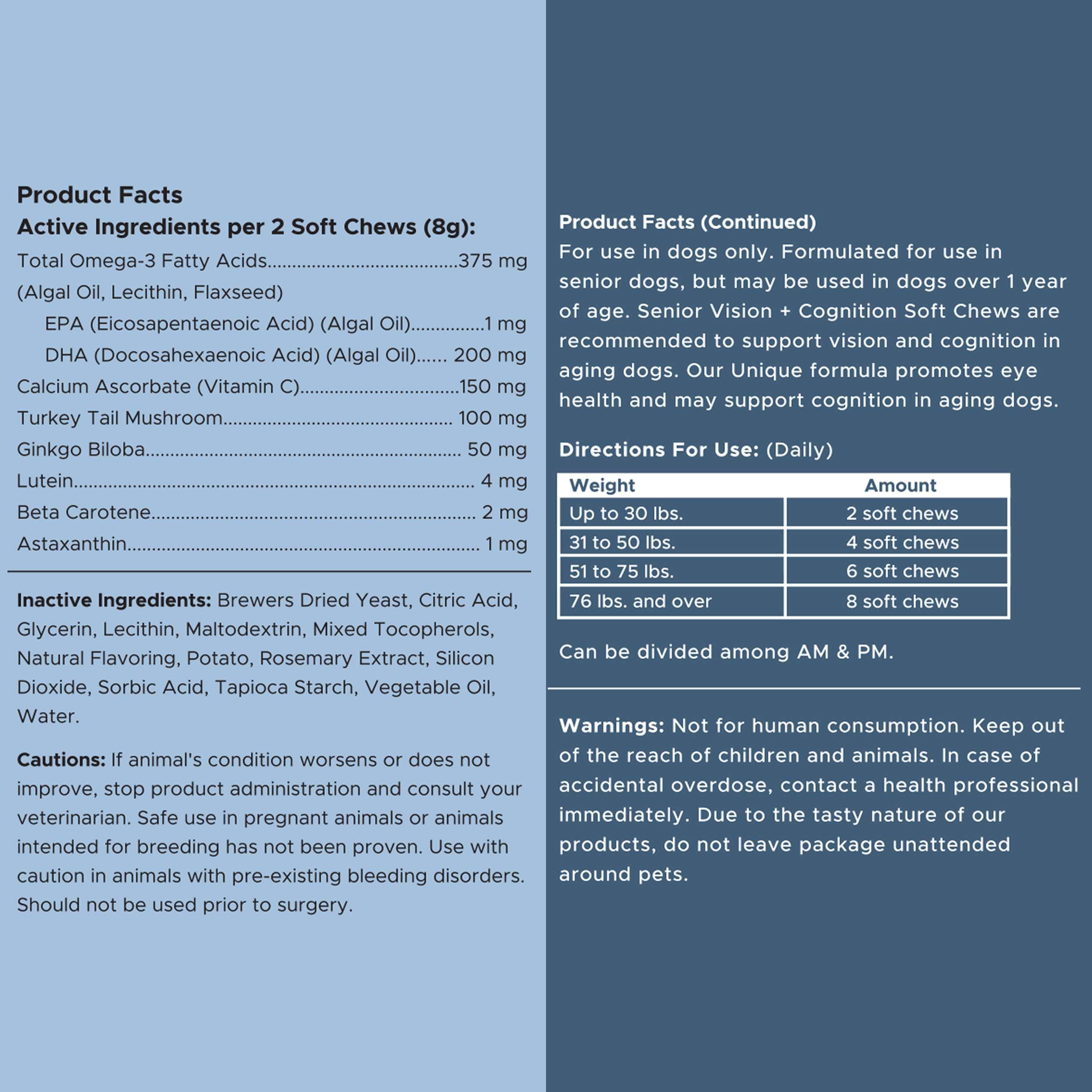 Chew Heal Labs made in the USA packaging highlights quality and safety.