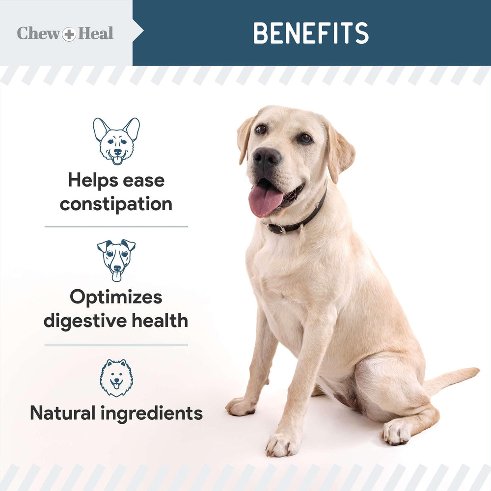 Chew + Heal Labs probiotic enzyme label highlights gut balance support.