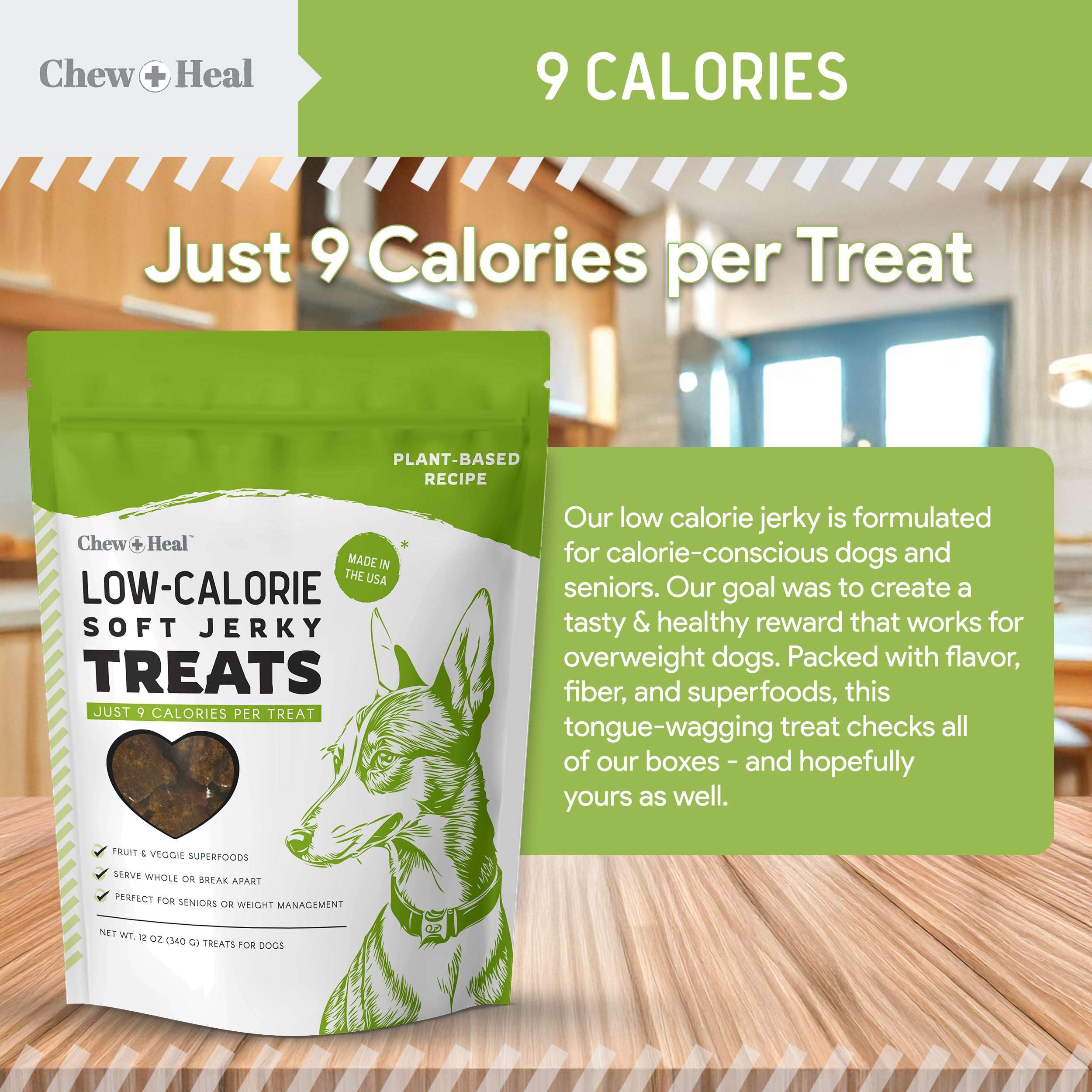 Chew + Heal Labs USA-made dog treats for domestic quality and sourcing clarity