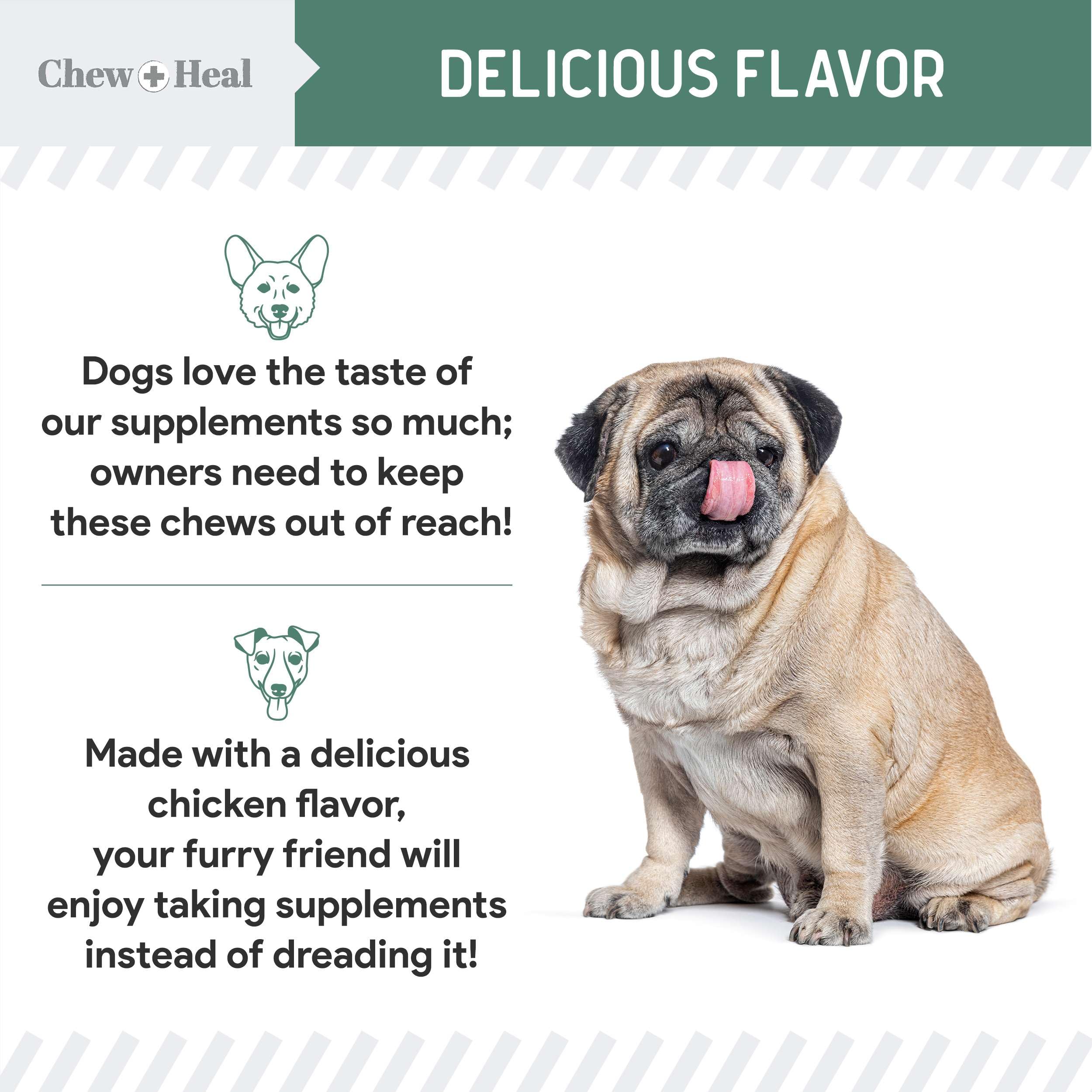 Chew + Heal Labs vitamin C and E for antioxidant support