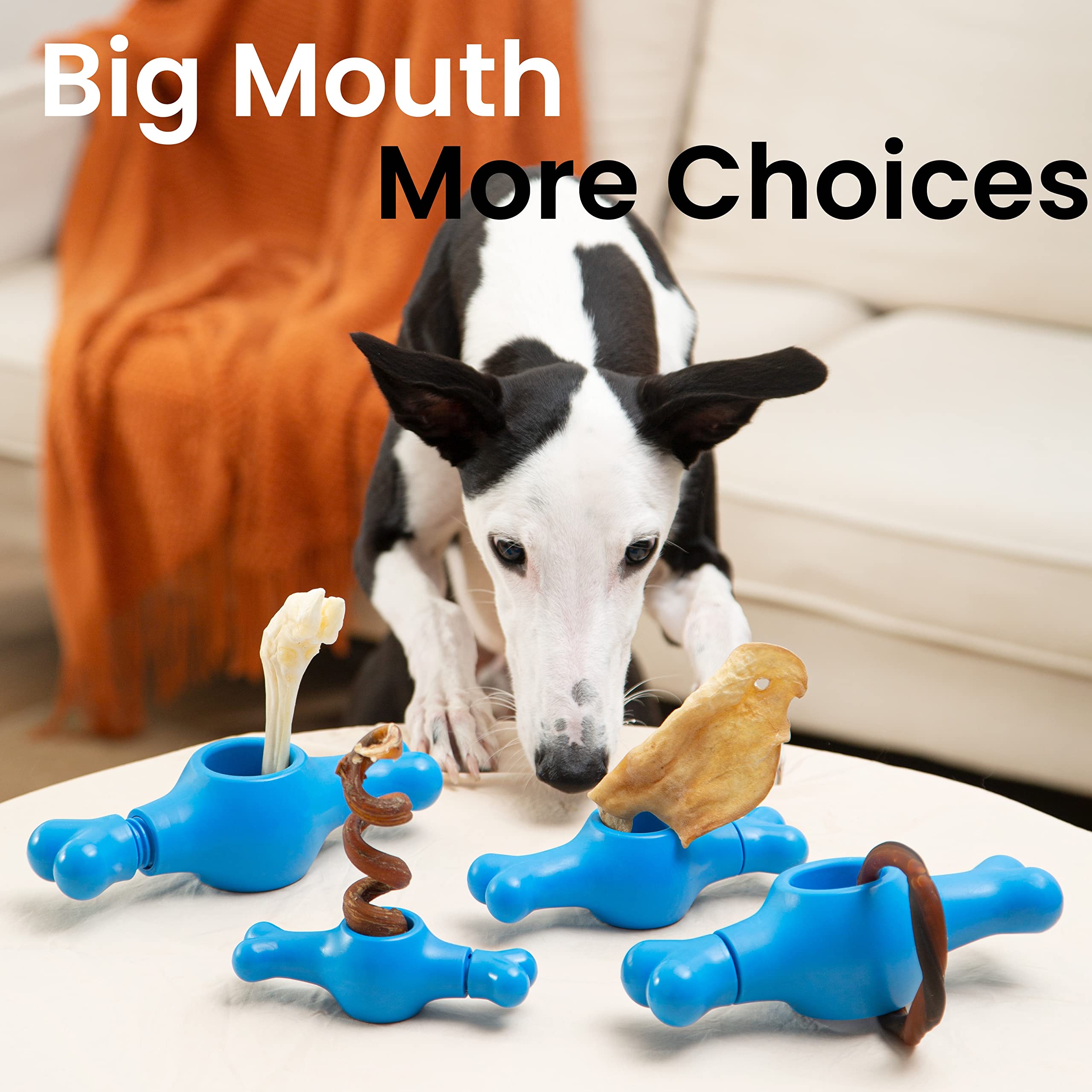 ChewEasy curved-grip-small: easy to grasp and hold during chew time
