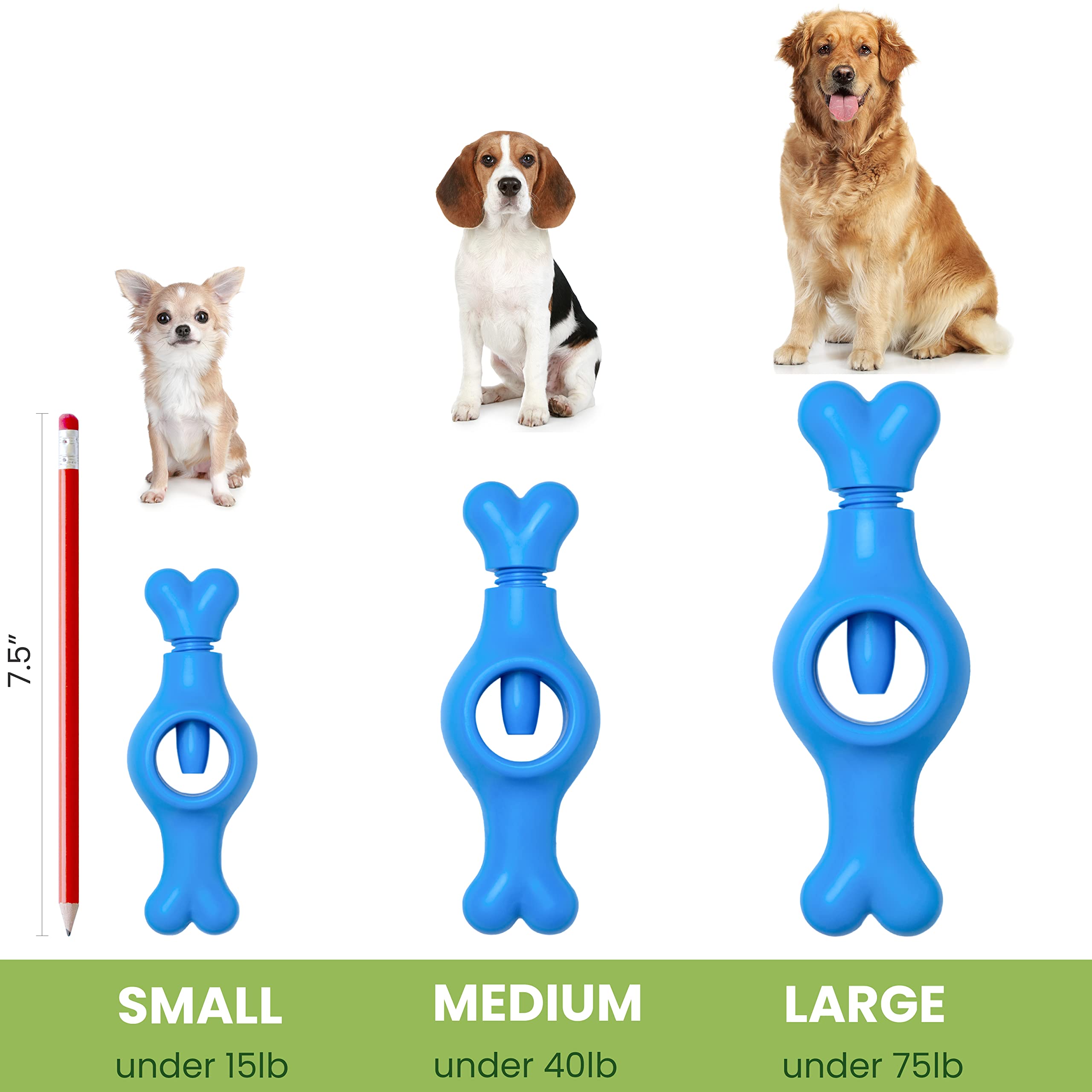 ChewEasy last-inch-clamp-small: prevents choking while dogs chew bully sticks