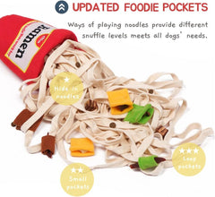 CHEWFFON ramen noodles rope segment for teeth-cleaning during play