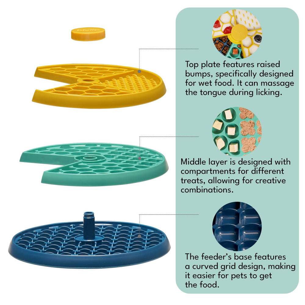 CHEWFFON slow-feeder maze encourages slower eating and mindful meals.