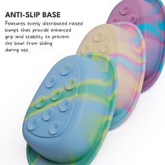 CHEWFFON suction cups base keeps the bowl stable during enthusiastic eating