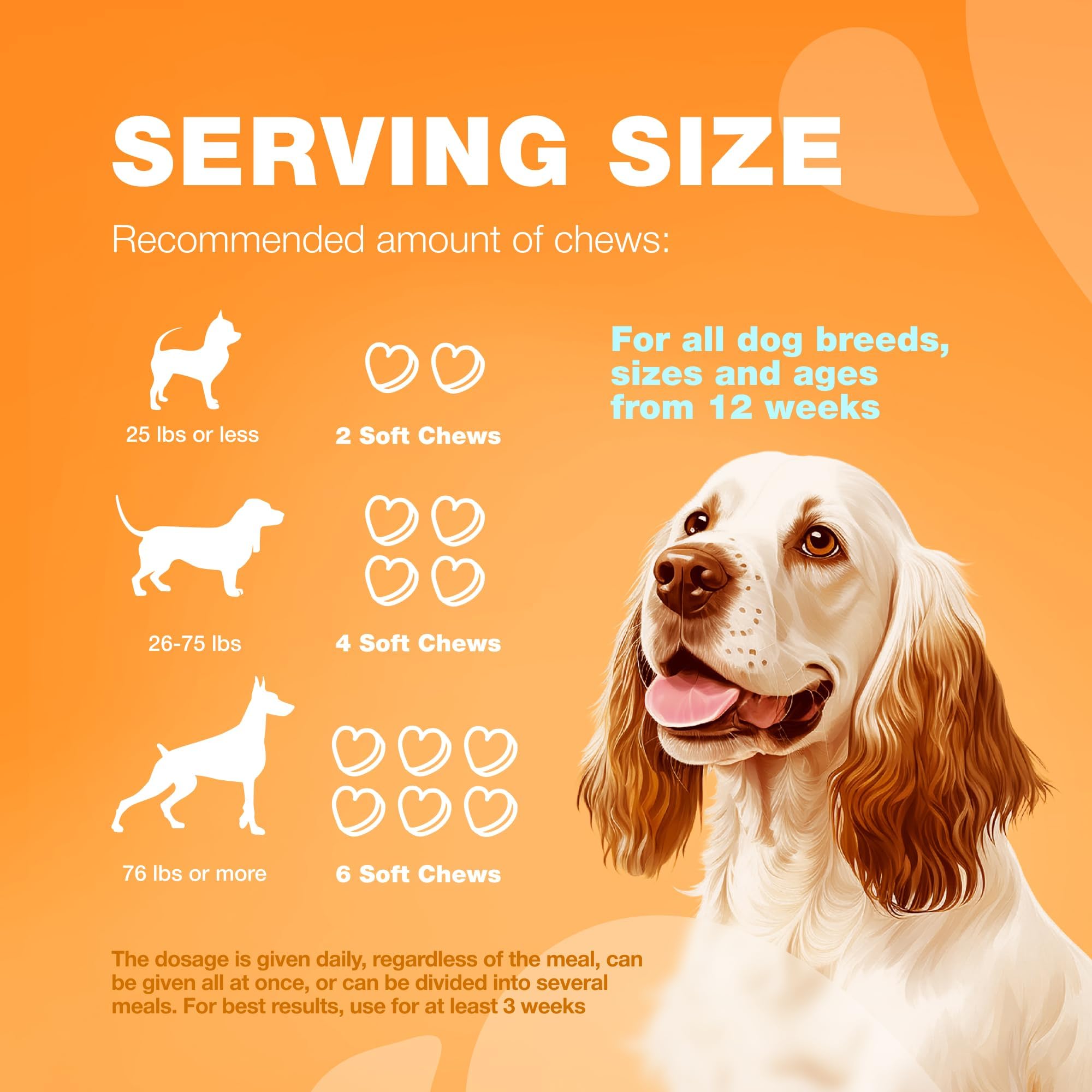 CHEWIA dog allergy chews label highlights US-formulated, vet-recommended ingredients.