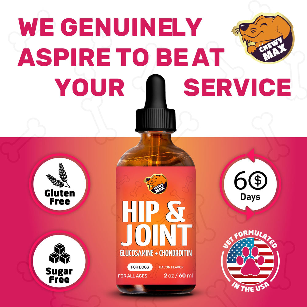 Chewy Max Glucosamine for Dogs natural-ingredients banner communicates wholesome care.