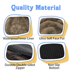 Chez Paw dog bed with removable cover for easy cleaning and maintenance.
