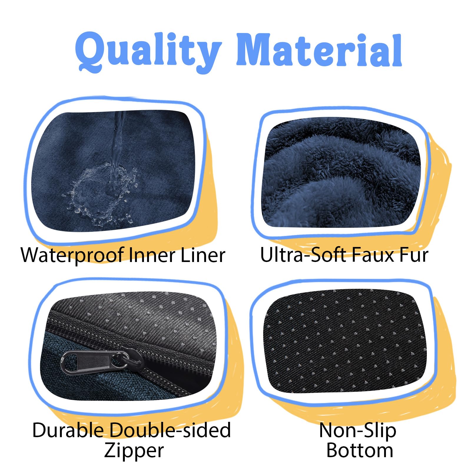 Chez Paw ultra-soft fleece cover feels gentle on skin and fur
