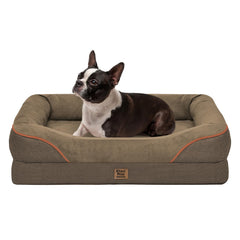 Chez Paw washable orthopedic bed with waterproof cover, durable for messy paws.