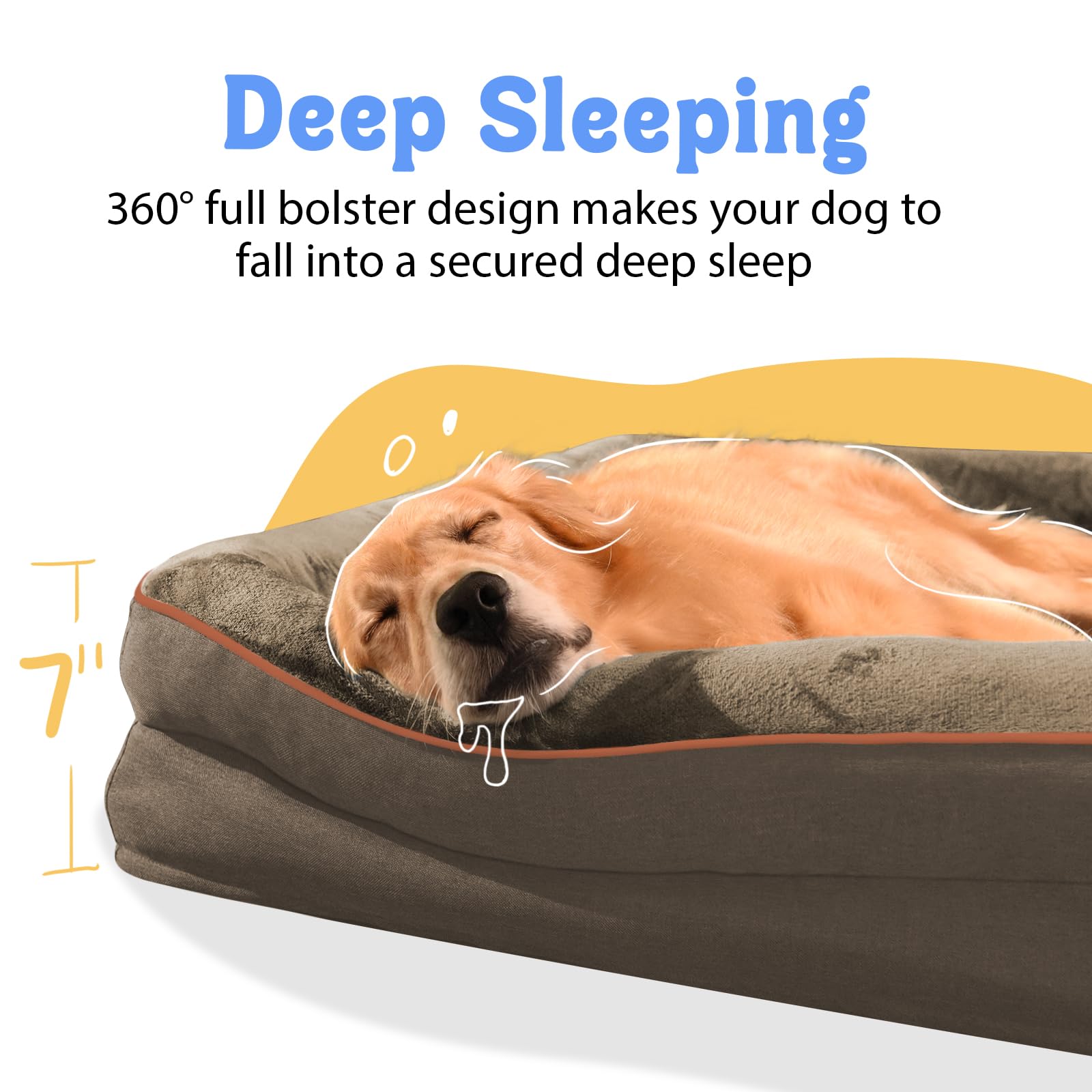Chez Paw ultra-soft fleece texture delivers cozy comfort for relaxing dogs.