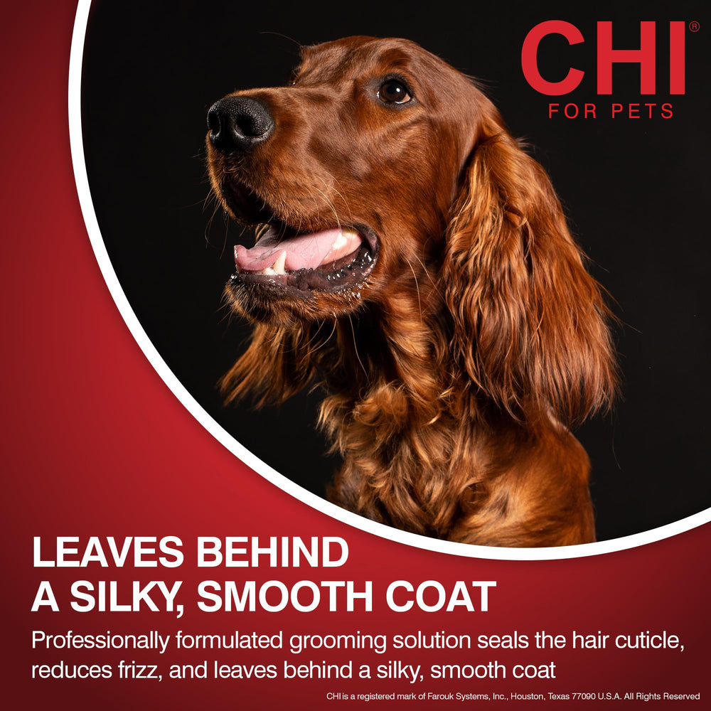 CHI For Dogs Deep Moisture Shampoo with silk and soy proteins for coat care