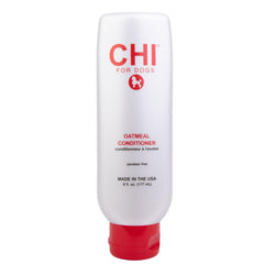 CHI for Dogs Oatmeal Conditioner bottle demonstrates hydrating coat care for dogs