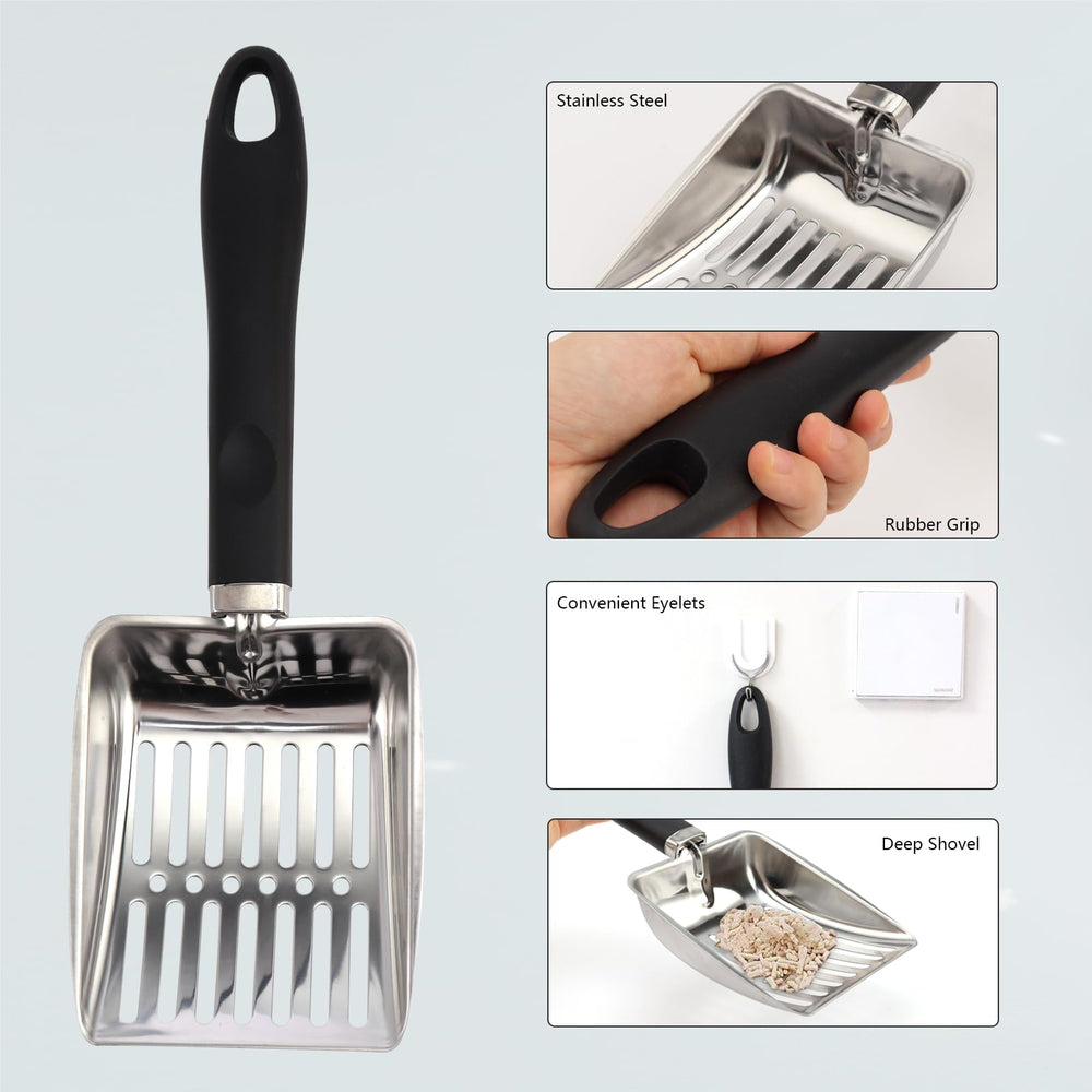 CHI SHANG ergonomic grip and 5mm gap capture dirty clumps easily.