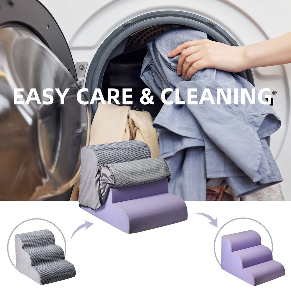 Chic Threads dog stairs machine wash cover — hygienic and simple maintenance.