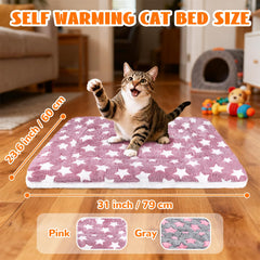 CHICAUP soft-flannel pet mat highlights plush comfort for lounging pets.