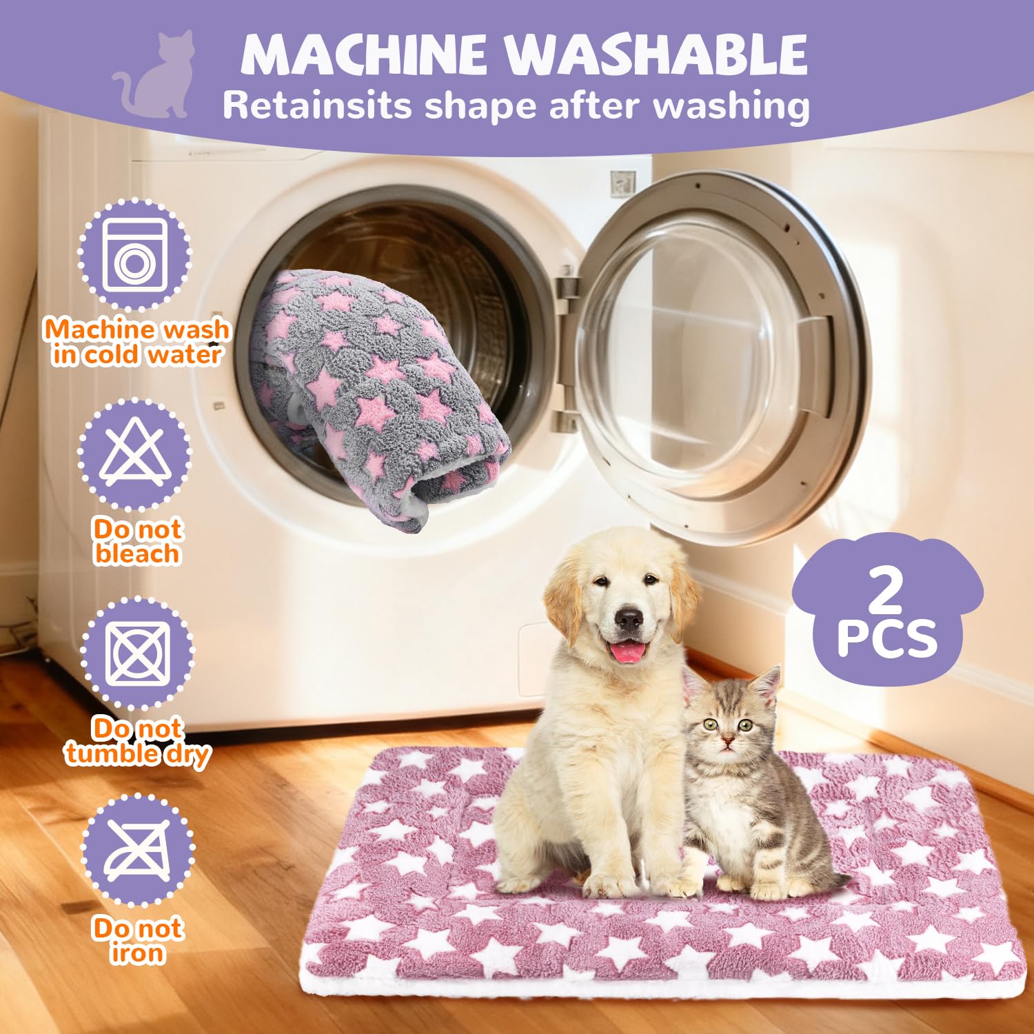 CHICAUP washable cat bed demonstrates simple care after messy moments.