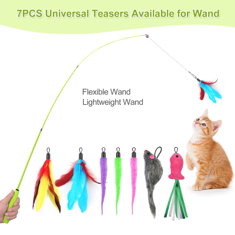 ChicWow Door-Frame Hanging Cat Toy Mouse: easy to mount for solo play and quick bonding.