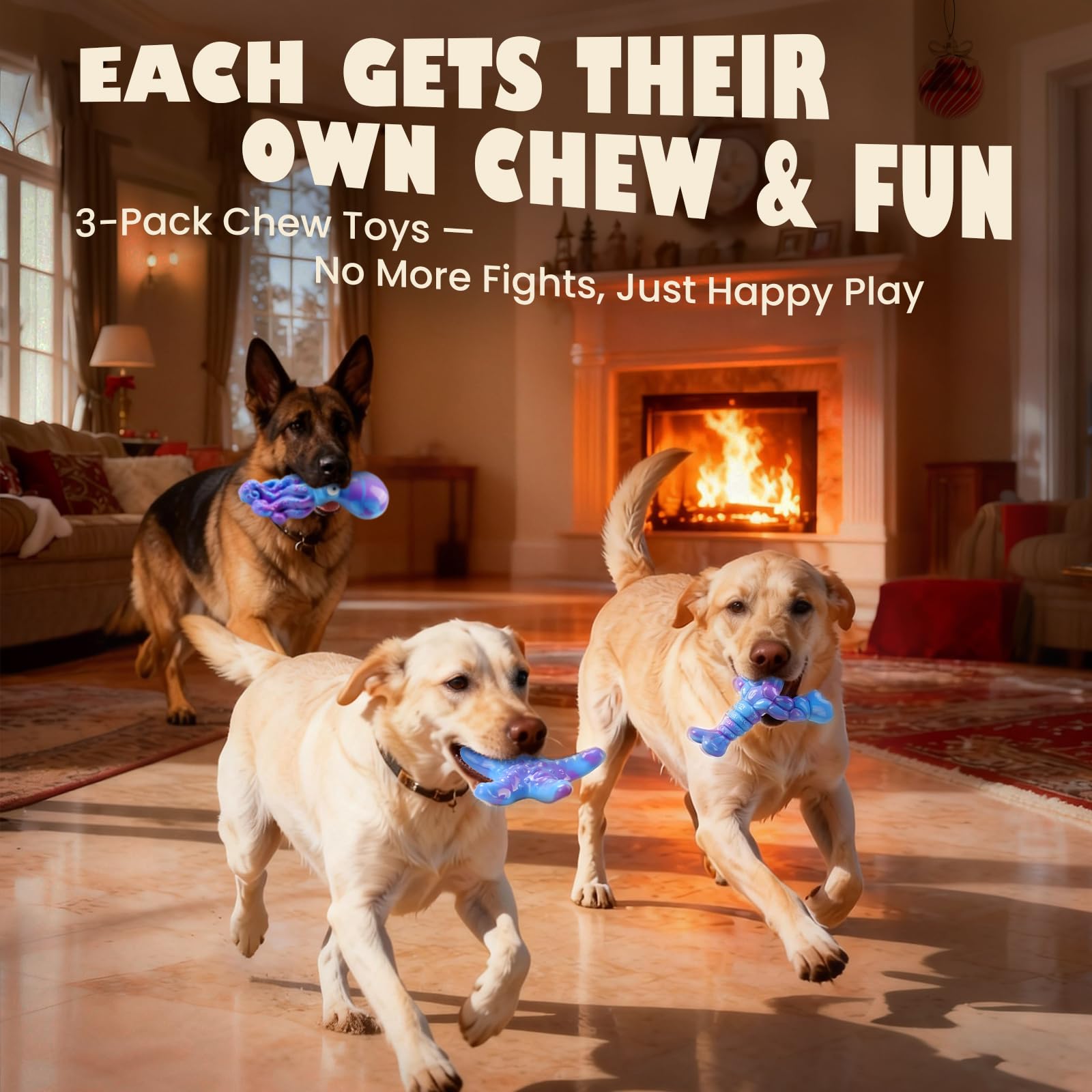 ChienBox juguete para limpieza dental con superficie texturizada