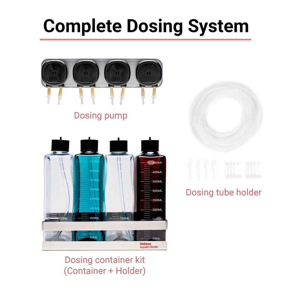 CHIHIROS dosing container easy maintenance for liquid fertilizers and additives