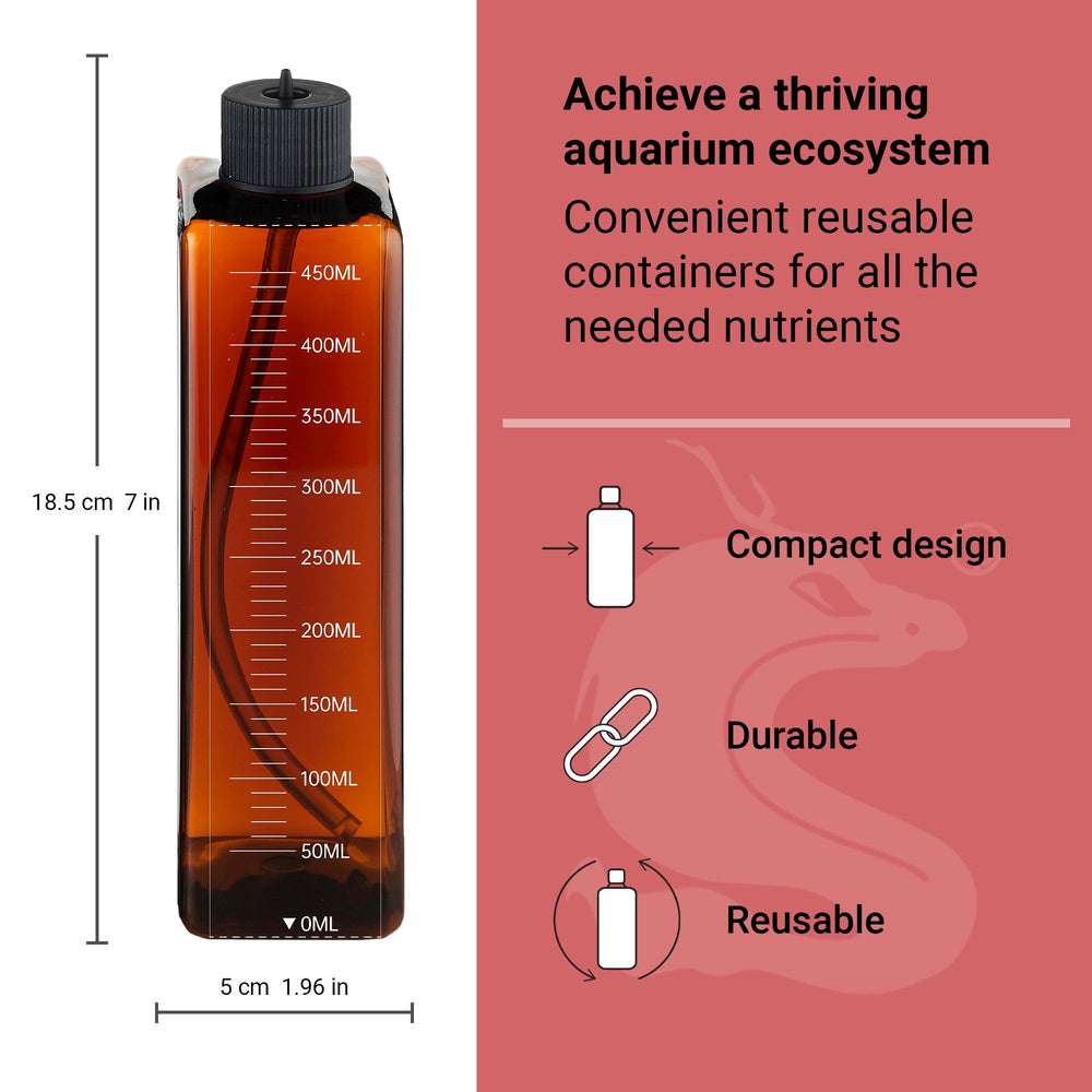 CHIHIROS dosing container storage compartment keeps aquarium supplies organized