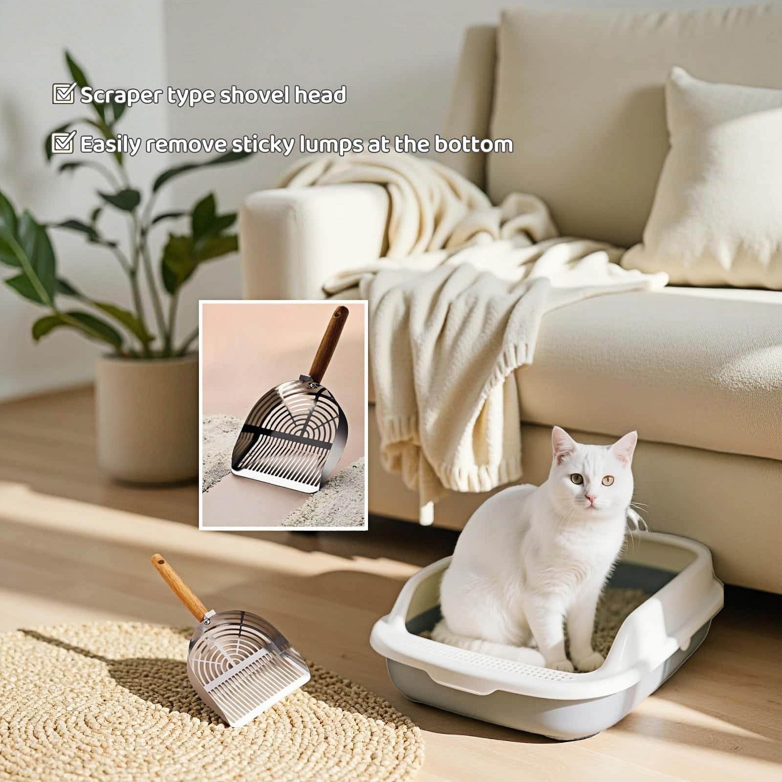 Chinshwehaw all-litter compatibility works with clay, silica, and crystal.