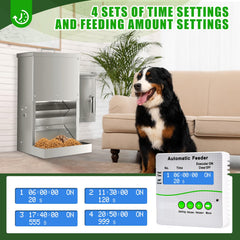 ChiPak stainless-steel dog feeder closeup showcases durable rust-resistant construction.