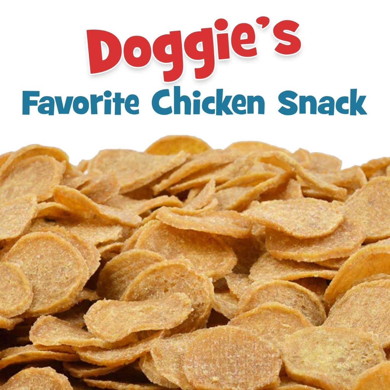 Chip's Naturals Doggie Chicken Chips USA-made label emphasizes quality and safety