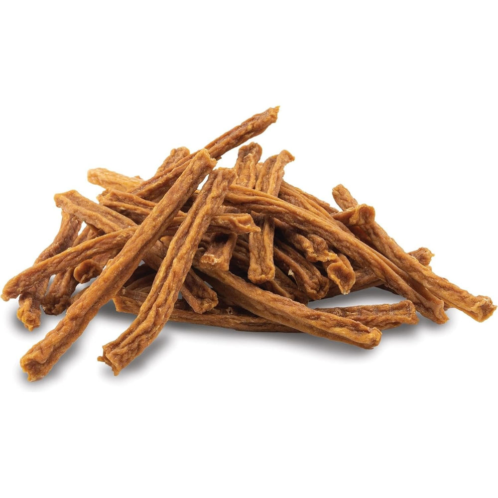 Chip's Naturals Doggie Chicken Stix treat-crisp image shows breakable texture for training.