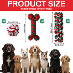 Chitidr Christmas rope ball close-up showing soft cotton rope and sturdy stitching
