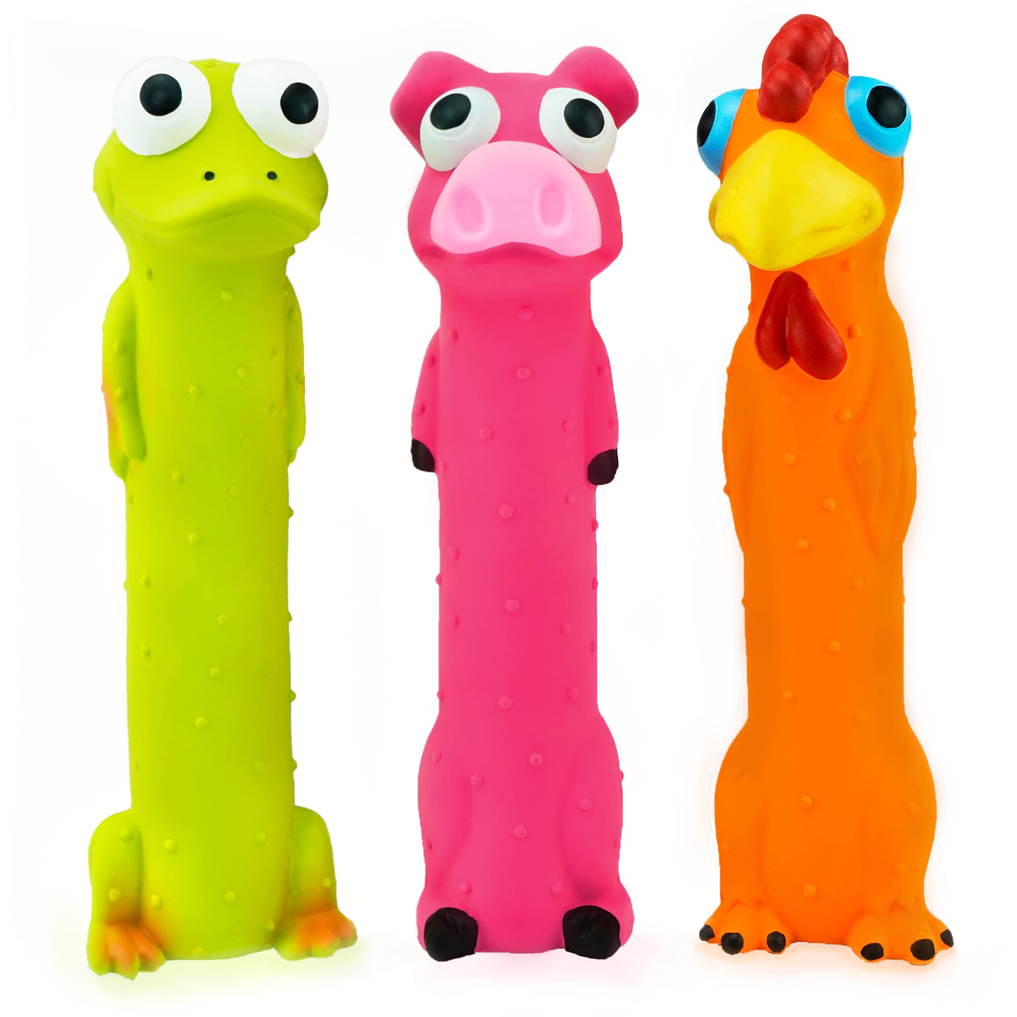 CHIWAVA chicken toy standing squeaks to entice interactive play
