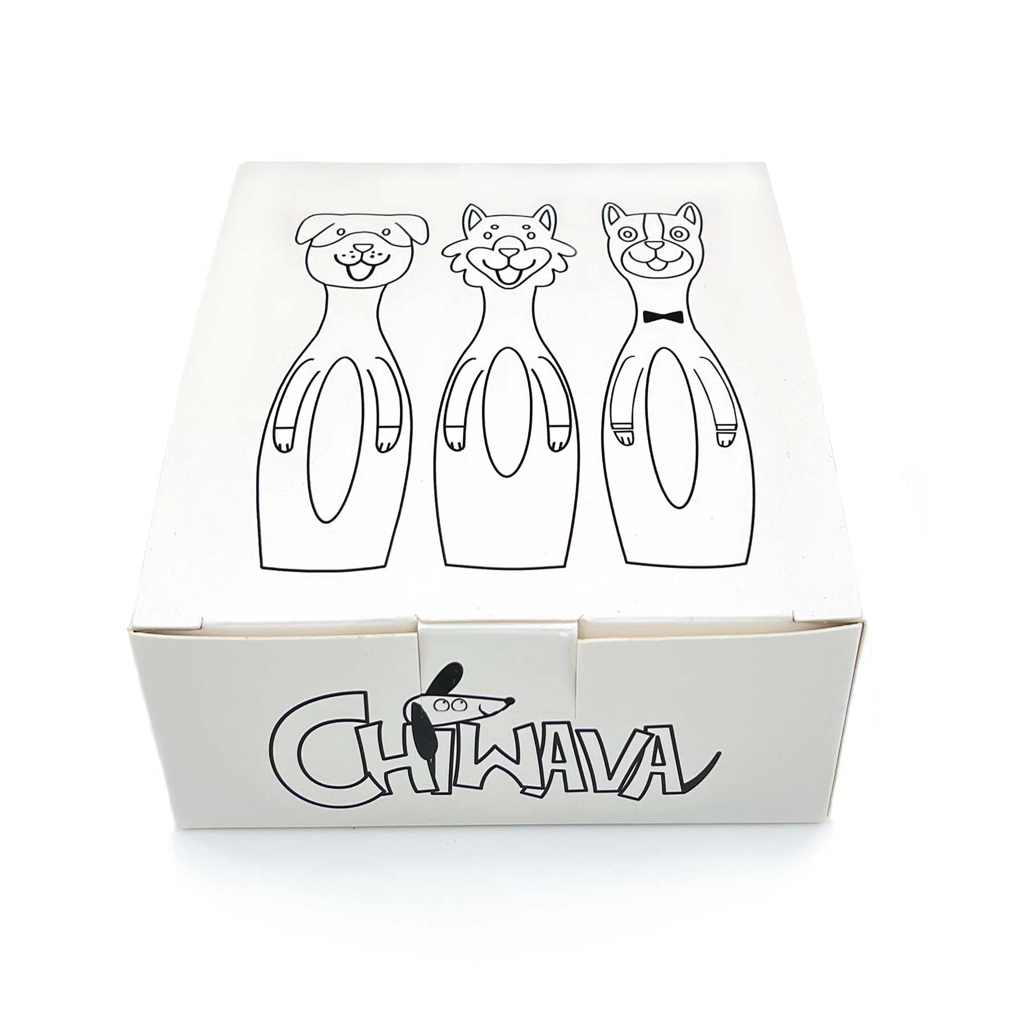 CHIWAVA soft-squeeze latex invites gentle chews and squeak-based play