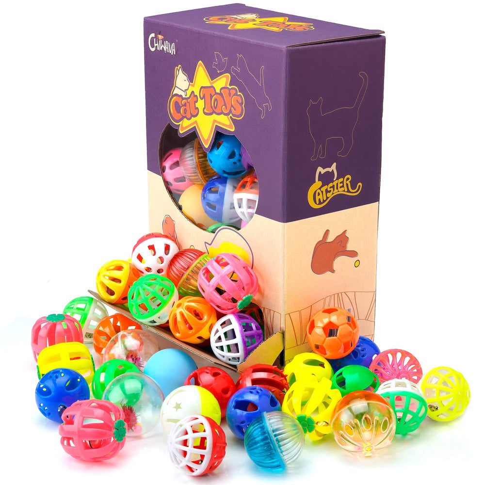 CHIWAVA ball rolling action demonstrates easy chase for cats